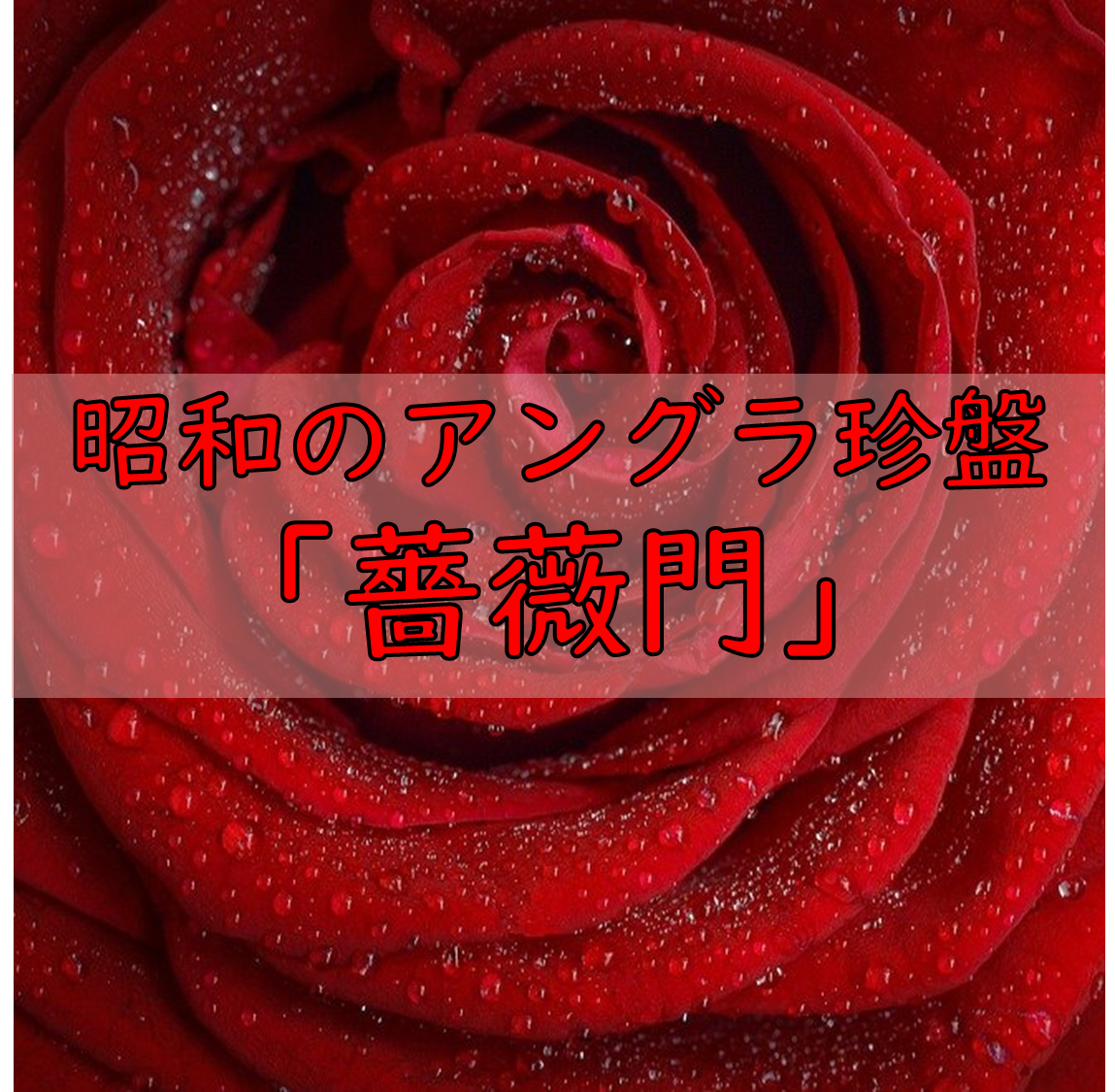お豆の文化教室 | 【珍レコード】天井桟敷レコードの薔薇門を語りたい！